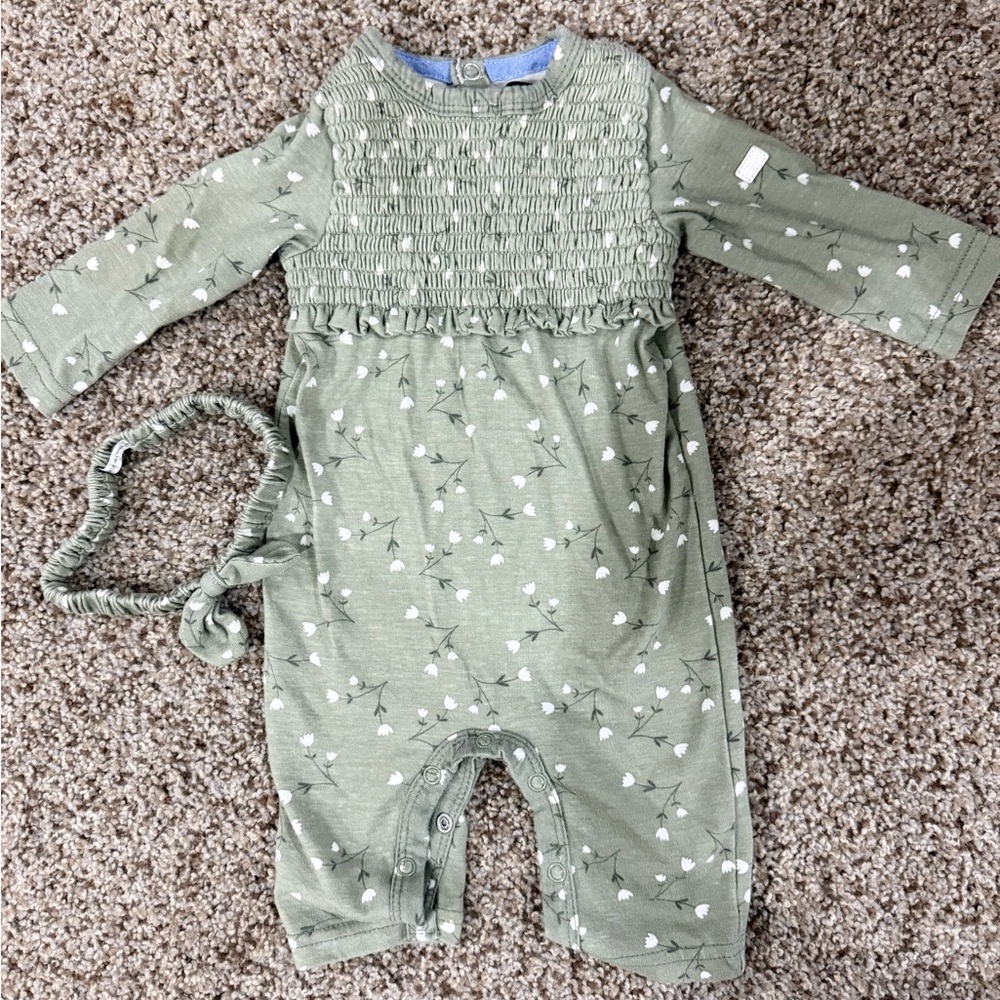 7 For All Mankind Romper and Bow